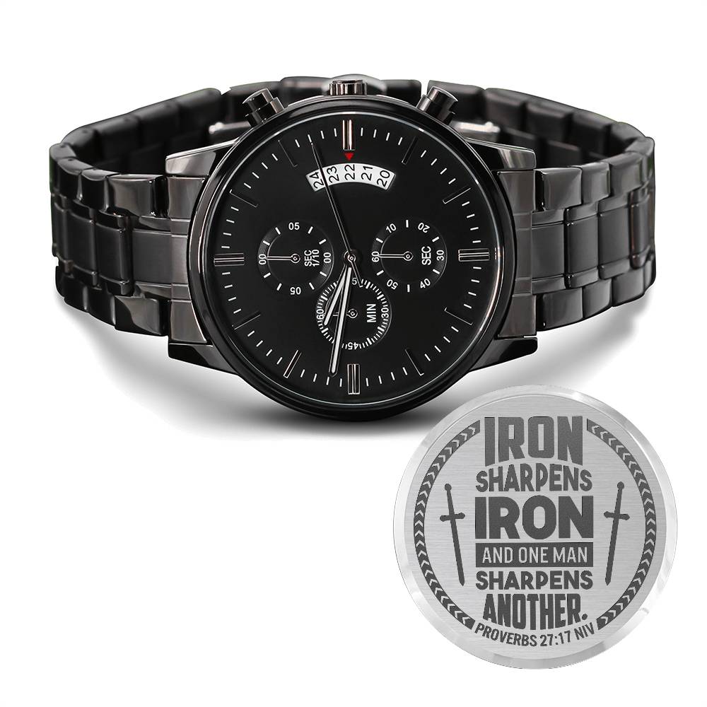 Iron Sharpens Iron (Proverbs 2717) – Men&
