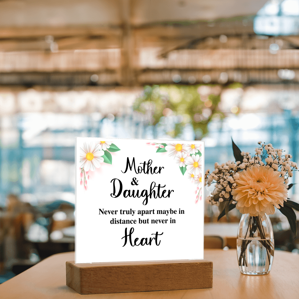 To My Daughter Distance – Acrylic Square